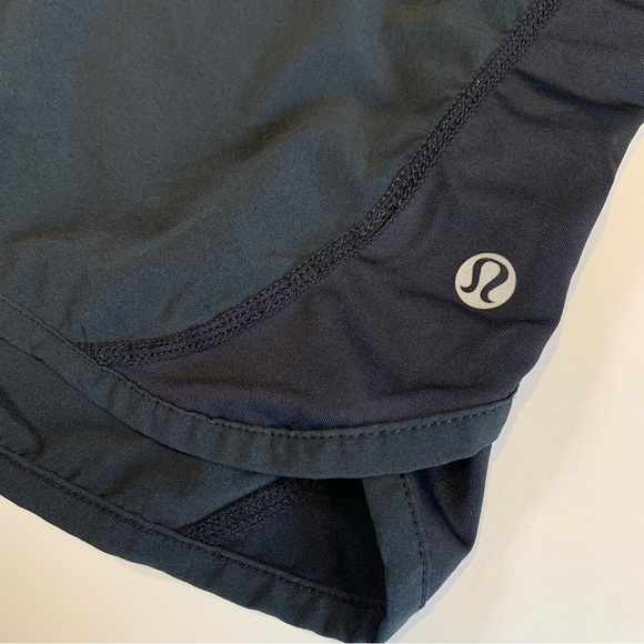 Size 12 Lululemon black drawstring waist shorts with no liner - Picture 4 of 16